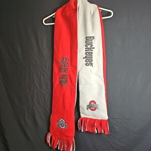 Red And White Ohio State Buckeyes Scarf